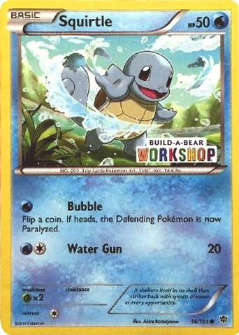 Squirtle - 14/101 (Build-A-Bear Workshop Exclusive) 014/101 from Miscellaneous Cards & Products