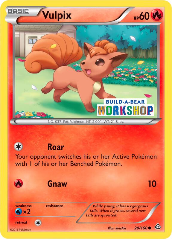 Vulpix - 20/160 (Build-A-Bear Workshop Exclusive) 020/160 from Miscellaneous Cards & Products