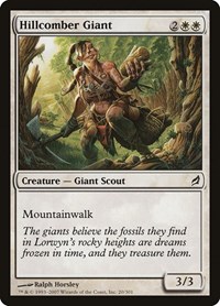 Hillcomber Giant - Lorwyn - Magic: The Gathering card