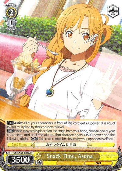 Snack Time, Asuna