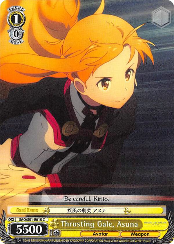 Thrusting Gale, Asuna
