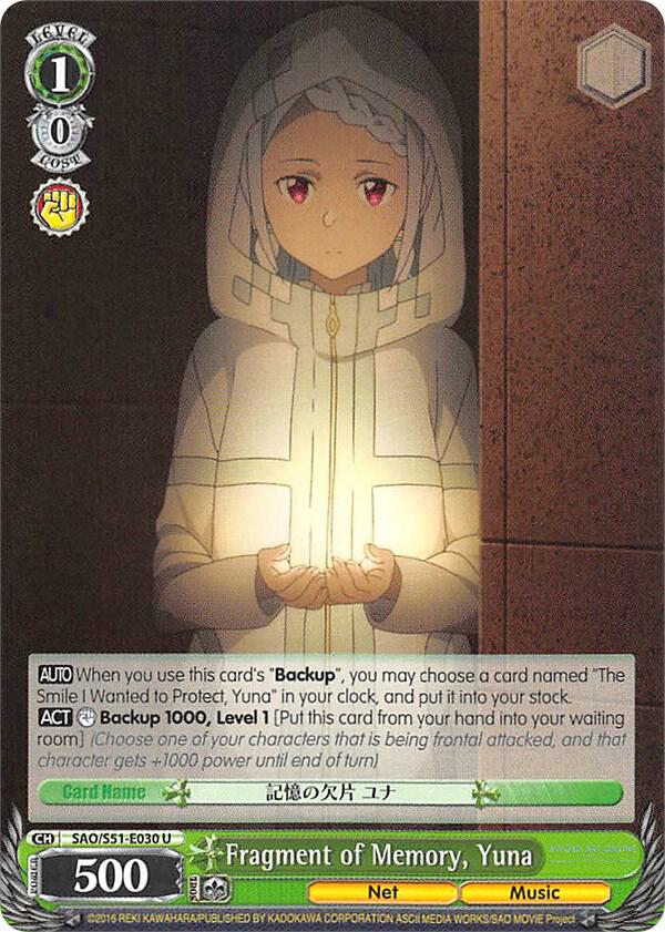 Fragment of Memory, Yuna