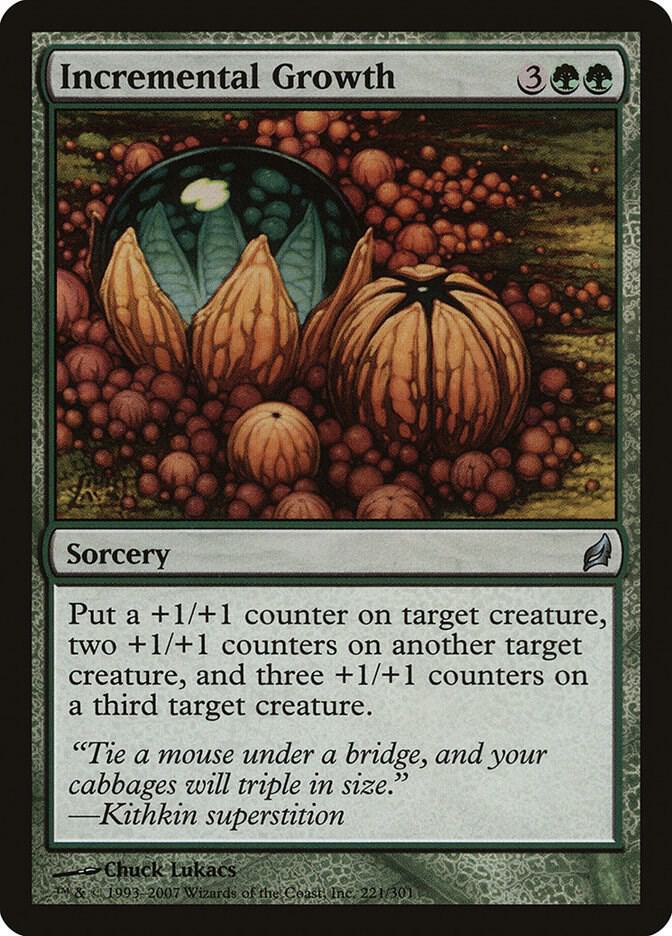Incremental Growth 221 card