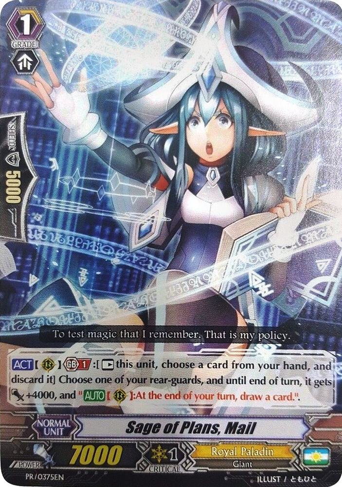 Sage of Plans, Mail