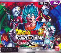 dragon ball super series 3 cross worlds tcg booster box : Toys & Games Build up your card deck to become very strong to defeat all of of Gokus enemies!! Dragon Ball Super TCG Cross