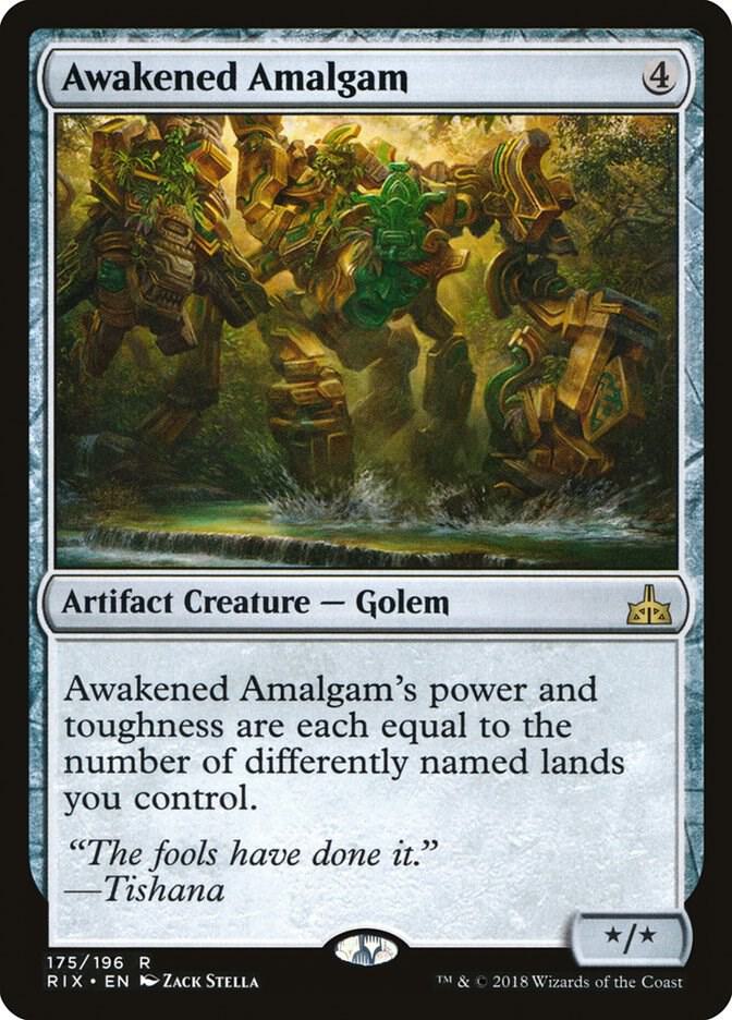 Awakened Amalgam - Rivals of Ixalan - Magic: The Gathering - TCGplayer.com Awakened Amalgam - Rivals of Ixalan - Magic: The Gathering - TCGplayer.com