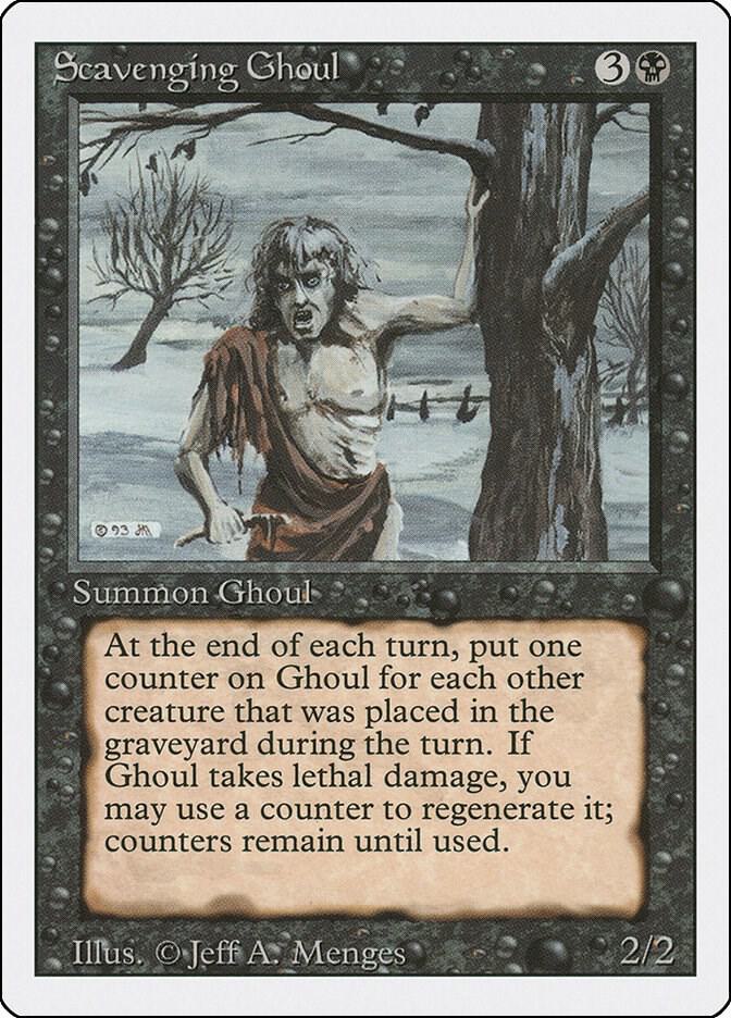 Scavenging Ghoul - Revised Edition - Magic: The Gathering