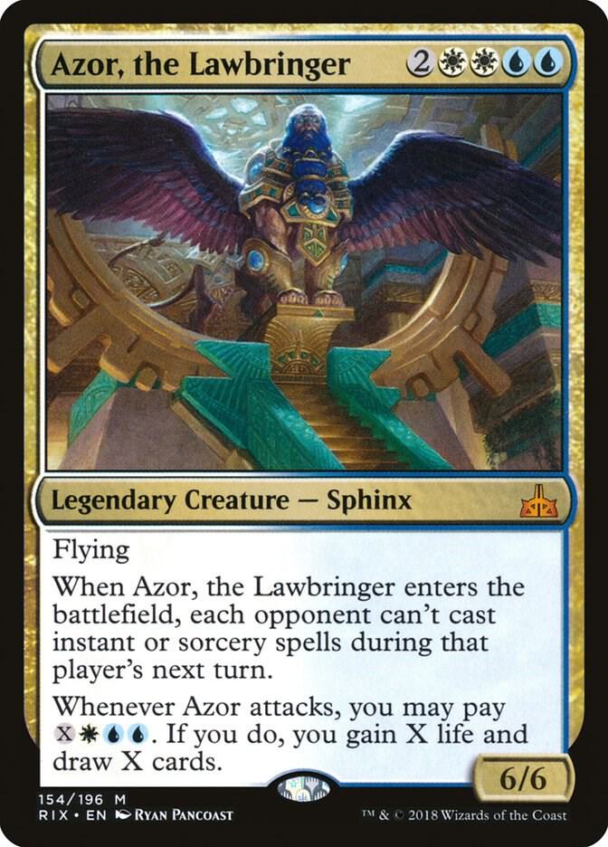 MTG カード Azor, the Lawbringer - Rivals of Ixalan - Magic: The Gathering
