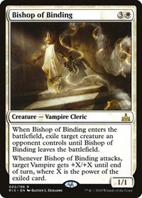 Bishop of Binding - Rivals of Ixalan - Magic: The Gathering card
