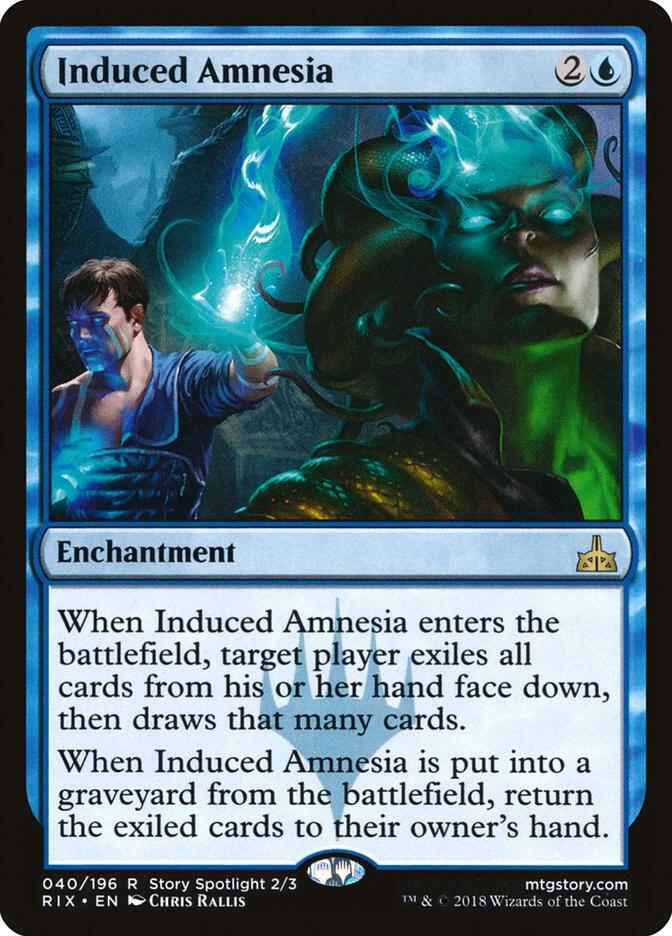 Induced Amnesia - Rivals of Ixalan - Magic: The Gathering