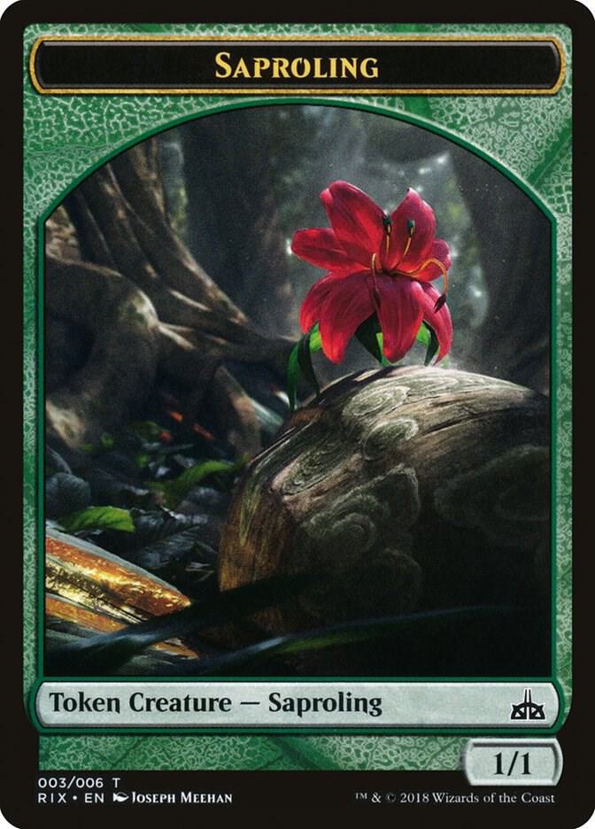 Saproling Token (003) - Rivals of Ixalan - Magic: The Gathering