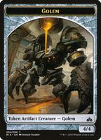 Golem Token (004) - Rivals of Ixalan - Magic: The Gathering