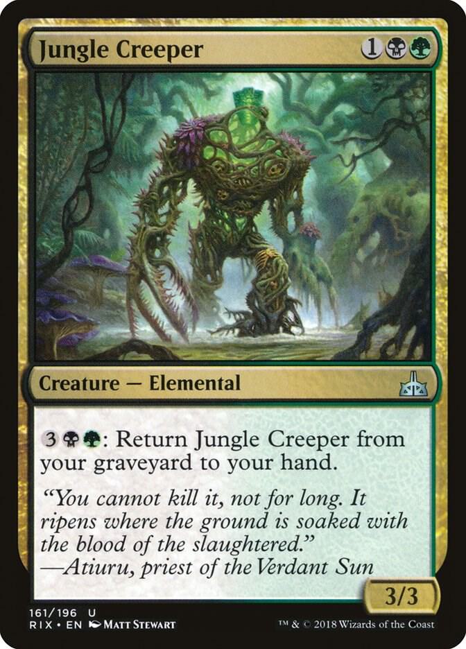 HOT ! Mtg Cards Jungle Creeper Jungle Creeper Rivals Of Ixalan Magic: The Gathering HOT ! Mtg Cards Jungle Creeper Jungle Creeper Rivals Of Ixalan Magic: The Gathering