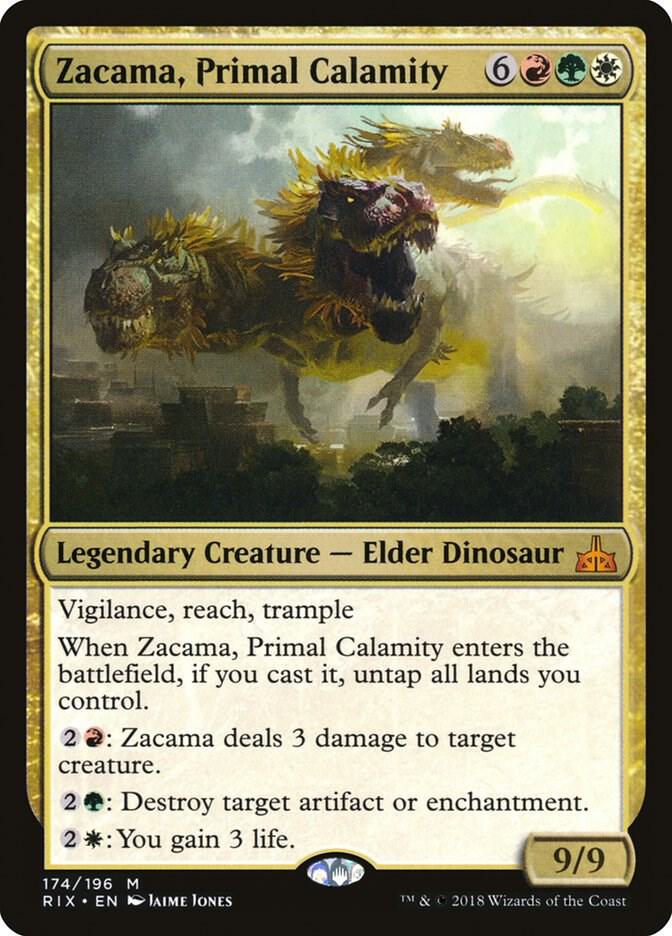 Zacama, Primal Calamity - Rivals of Ixalan - Magic: The Gathering