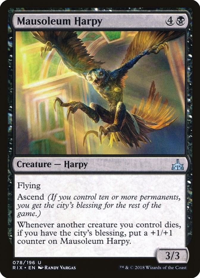 Mausoleum Harpy 78 card