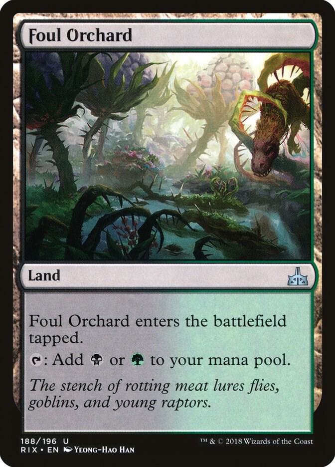 Foul Orchard 188 card