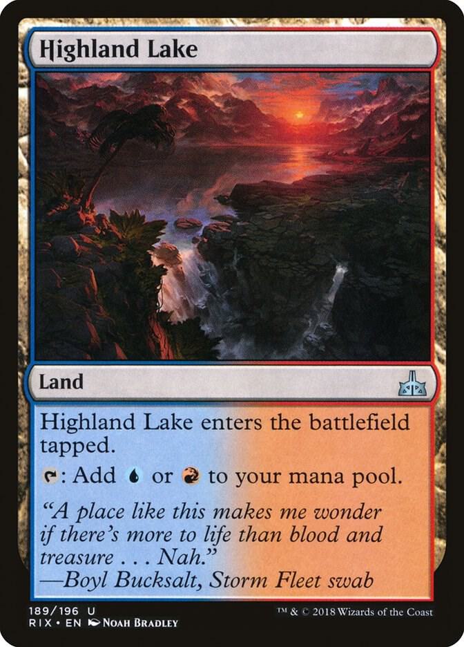 Highland Lake 189 card