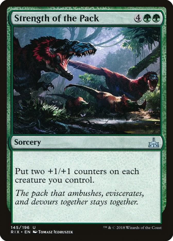 Strength of the Pack 145 card
