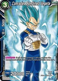 Comrades Combined Vegeta card art
