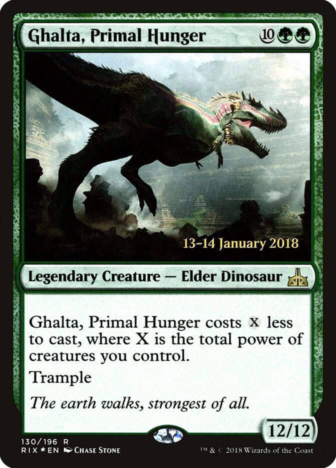 Ghalta, Primal Hunger #130s — Rivals of Ixalan Promos