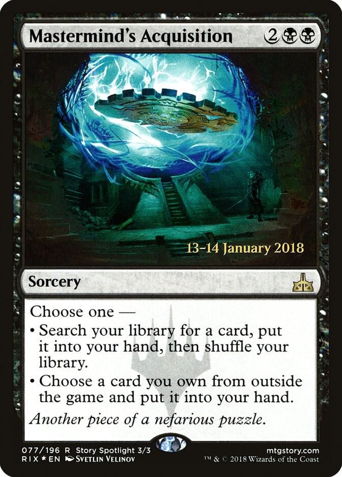 Mastermind's Acquisition #77s — Rivals of Ixalan Promos