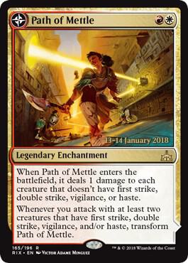 Path of Mettle // Metzali, Tower of Triumph #165s — Rivals of Ixalan Promos
