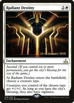 Radiant Destiny #18 – Prerelease Cards (Rare)
