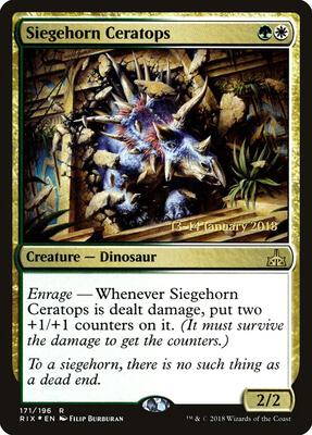 Siegehorn Ceratops #171 – Prerelease Cards (Rare)