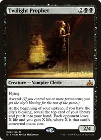 Twilight Prophet - Prerelease Cards - Magic: The Gathering card