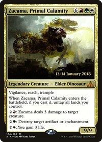 Zacama, Primal Calamity (Prerelease Cards)