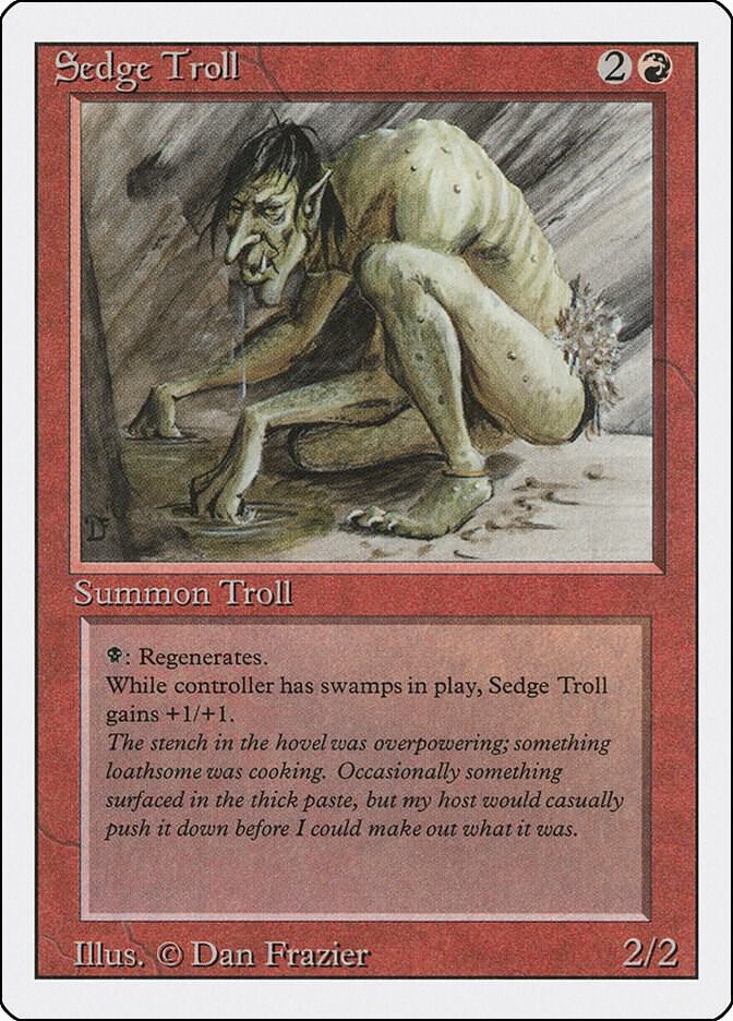 マジック：ザ・ギャザリング Sedge Troll LEA Sedge Troll MTG - Limited Edition Alpha #0 (English) | Magic
