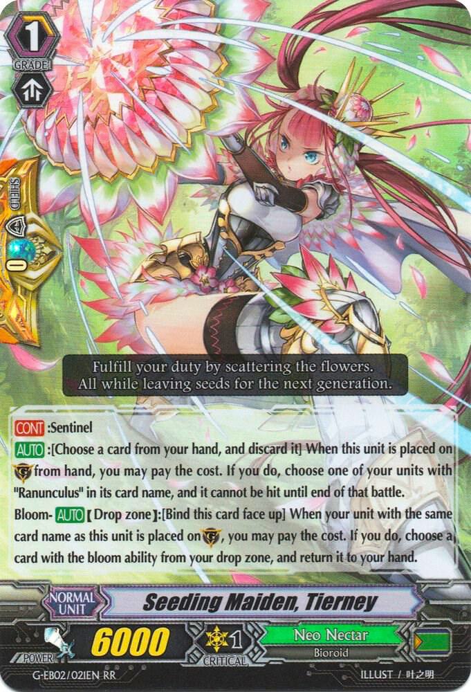 Seeding Maiden, Tierney