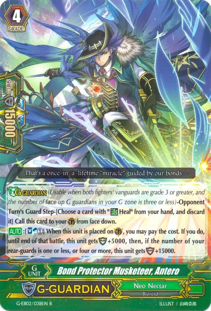 Bond Protector Musketeer, Antero