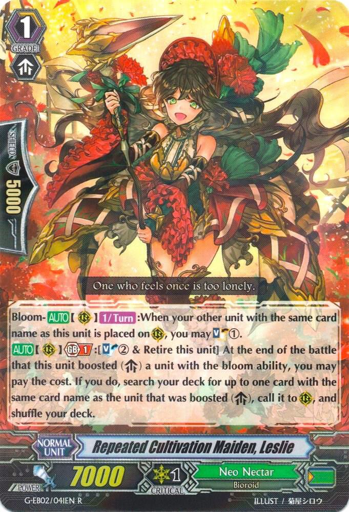 Repeated Cultivation Maiden, Leslie