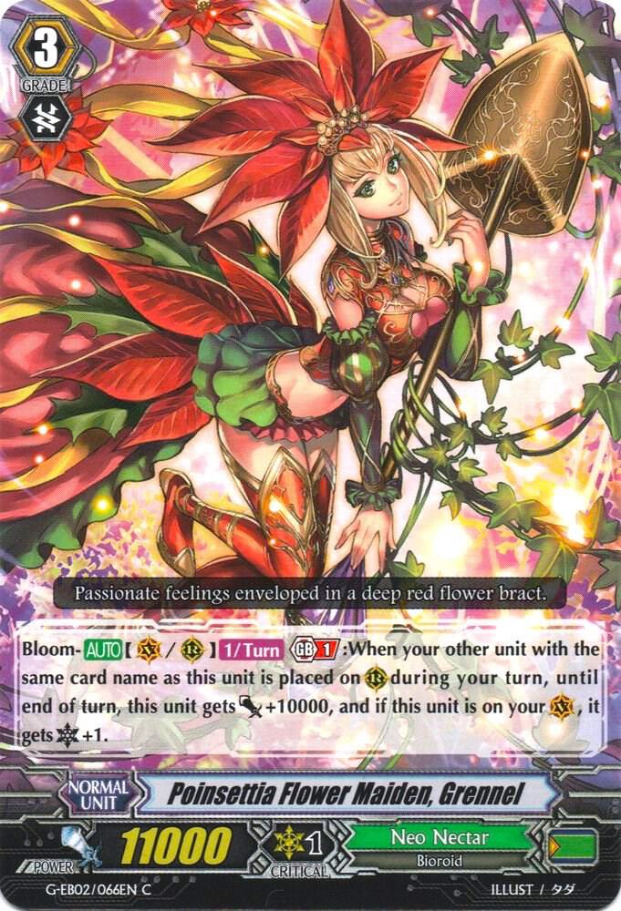 Poinsettia Flower Maiden, Grennel