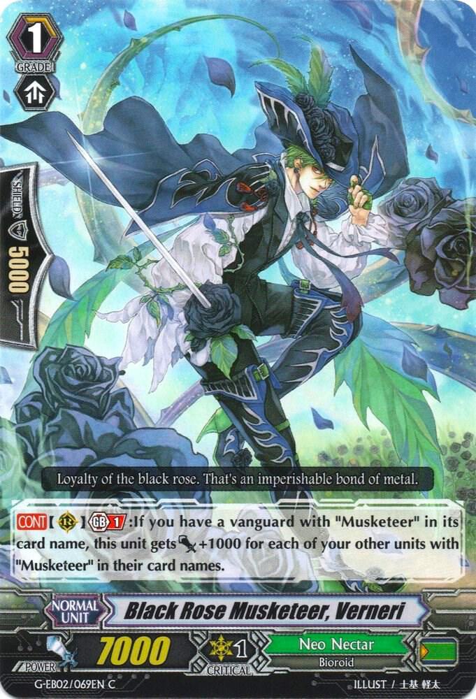 Black Rose Musketeer, Verneri