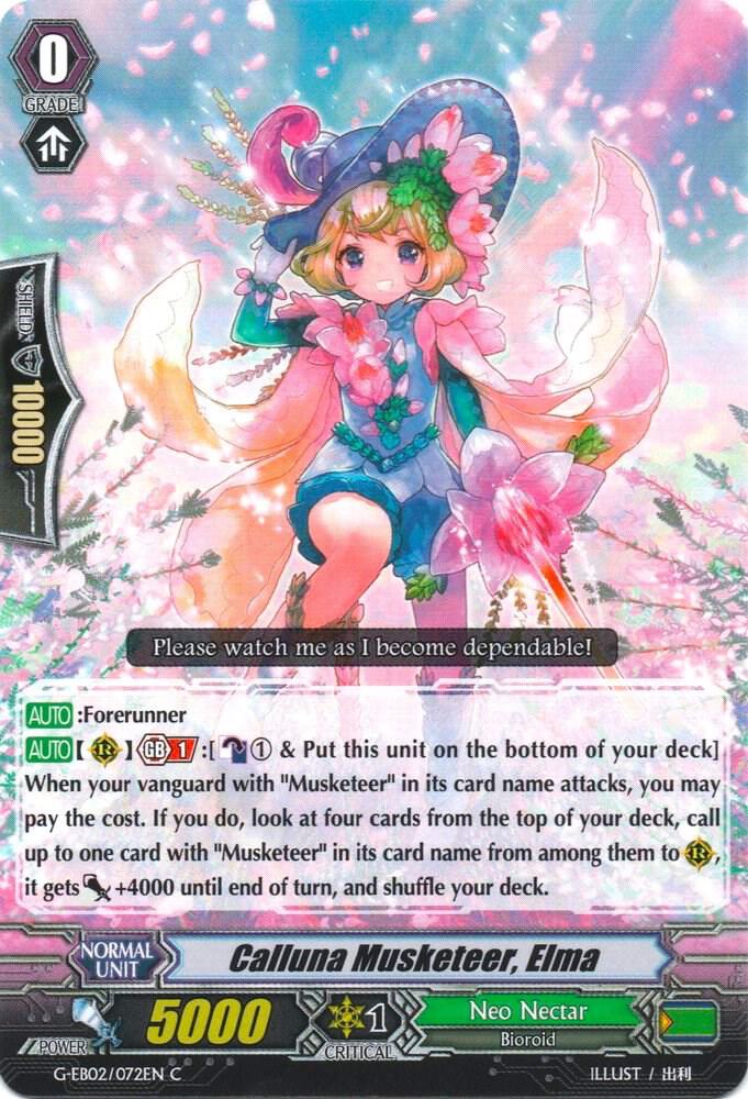 Calluna Musketeer, Elma