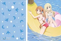 Bushiroad Rubber Mat Collection Vol.107: Aho-Girl - Yoshiko & Sayaka · Bushiroad Playmats