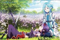 Bushiroad Rubber Mat Collection Vol.26: Sword Art Online II - Asuna & Yuuki · Bushiroad Playmats