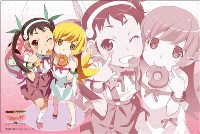 Bushiroad Rubber Mat Collection Vol.47: Monogatari Series Second Season - Shinob · Bushiroad Playmats