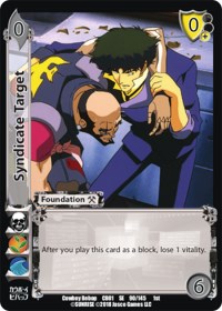 Syndicate Target - Cowboy Bebop