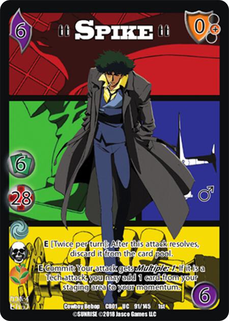 Spike** - Cowboy Bebop - UniVersus - TCGplayer.com