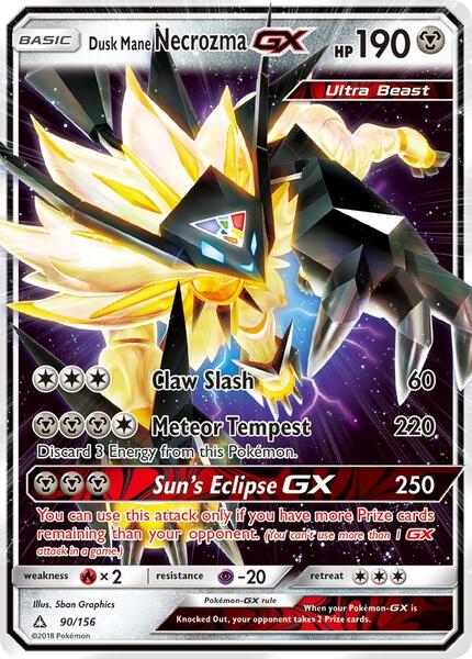 Dusk Mane Necrozma GX card image