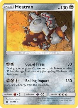 Heatran - 88/156 (Prerelease Kit Exclusive) 088/156 from Deck Exclusives