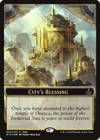 Citys Blessing Elemental Double Sided Token