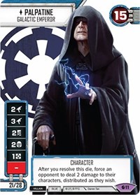Palpatine - Galactic Emperor (Alternate Full Art) (Galactic Qualifier) (Spot-Glossed)