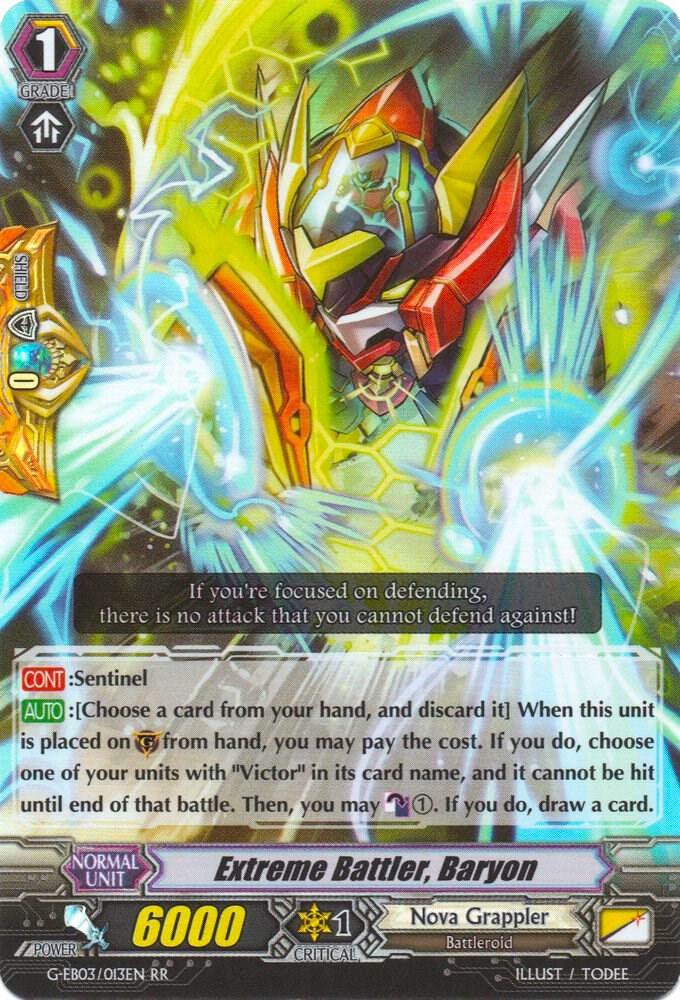 Extreme Battler, Baryon