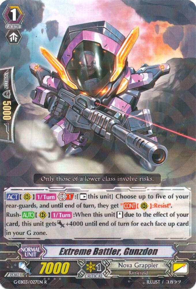 Extreme Battler, Gunzdon