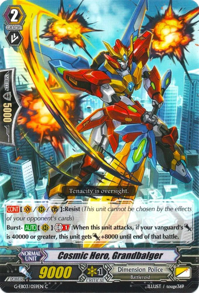 Cosmic Hero, Granbalger