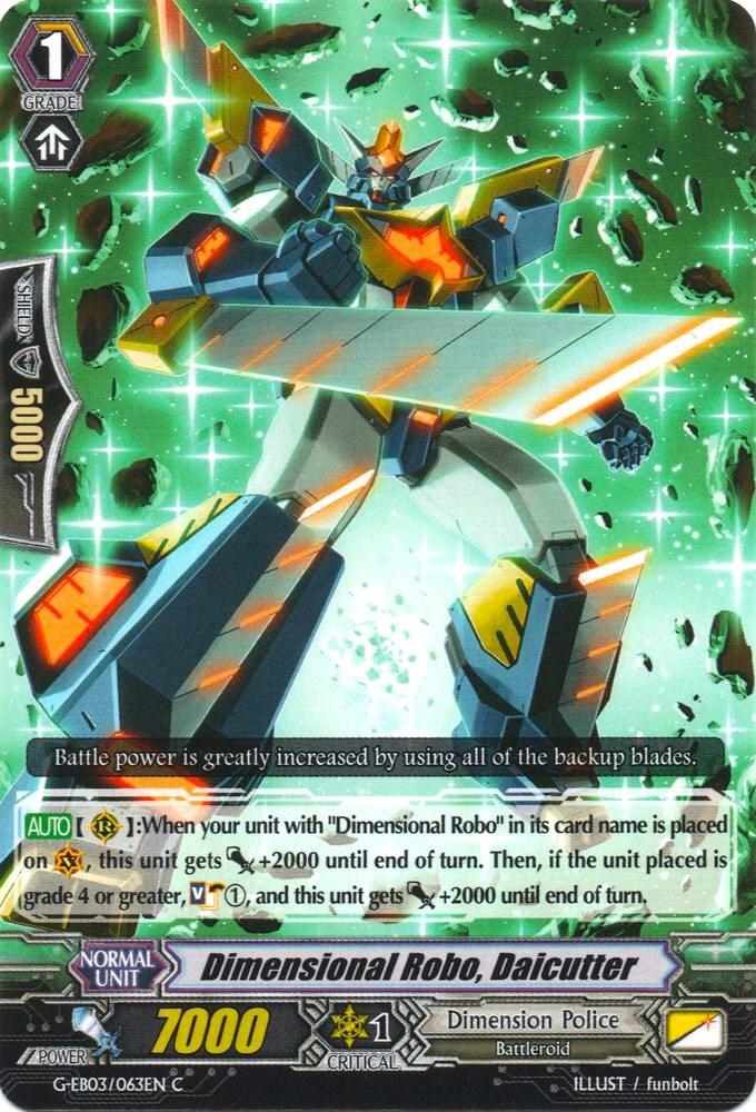 Dimensional Robo, Daicutter